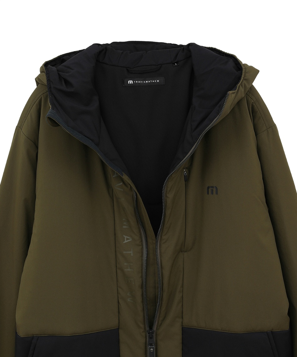 【新品】 キャロウェイ トラヴィスマシュー ブルゾン 防水撥水 カーキ XL トラヴィスマシュー(TravisMathew) ゴルフウェア ブルゾン Line