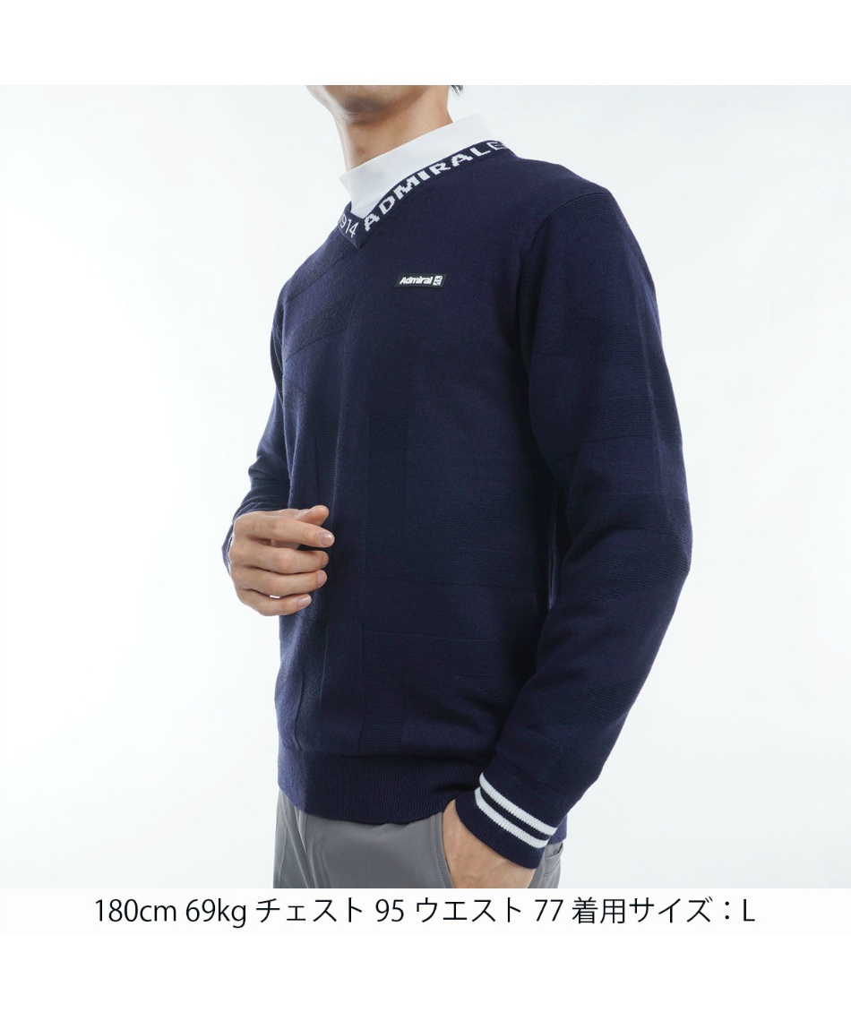 アドミラル(Admiral) ゴルフウェア セーター ユニオンジャック