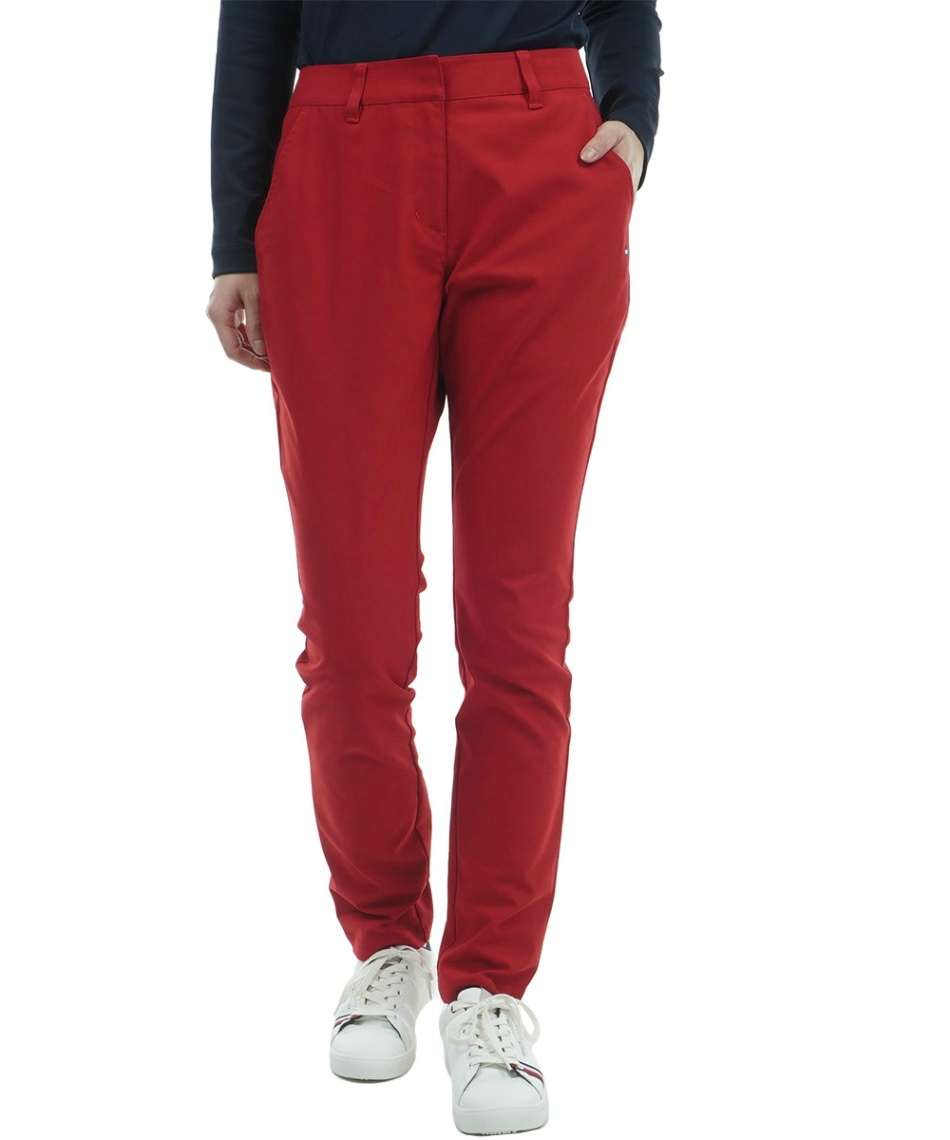 l|Cg101pt yzg~[qtBK[St(TOMMY HILFIGER GOLF) StEFA Opc Xgb`cCpc THLA470 y2024NH~fz fB[X 40RED L