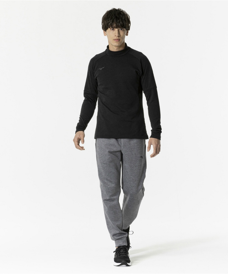 ミズノ(MIZUNO) スポーツウェア 長袖 ストレッチフリースハイネックT