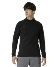 ミズノ(MIZUNO) スポーツウェア 長袖 ストレッチフリースハイネックT