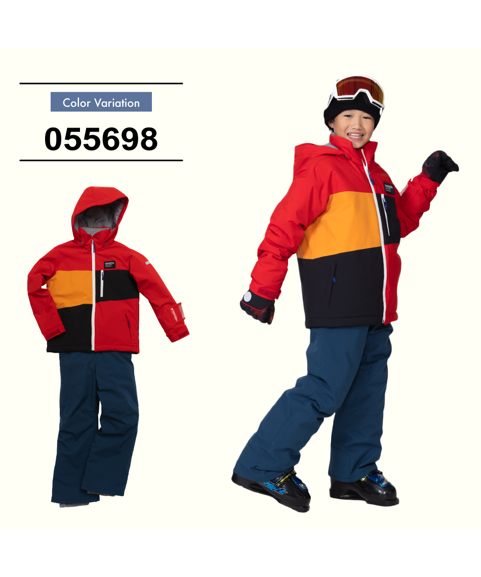 スキーウェア 上下セット ジュニアスーツ RES77001 【24-25 2025モデル