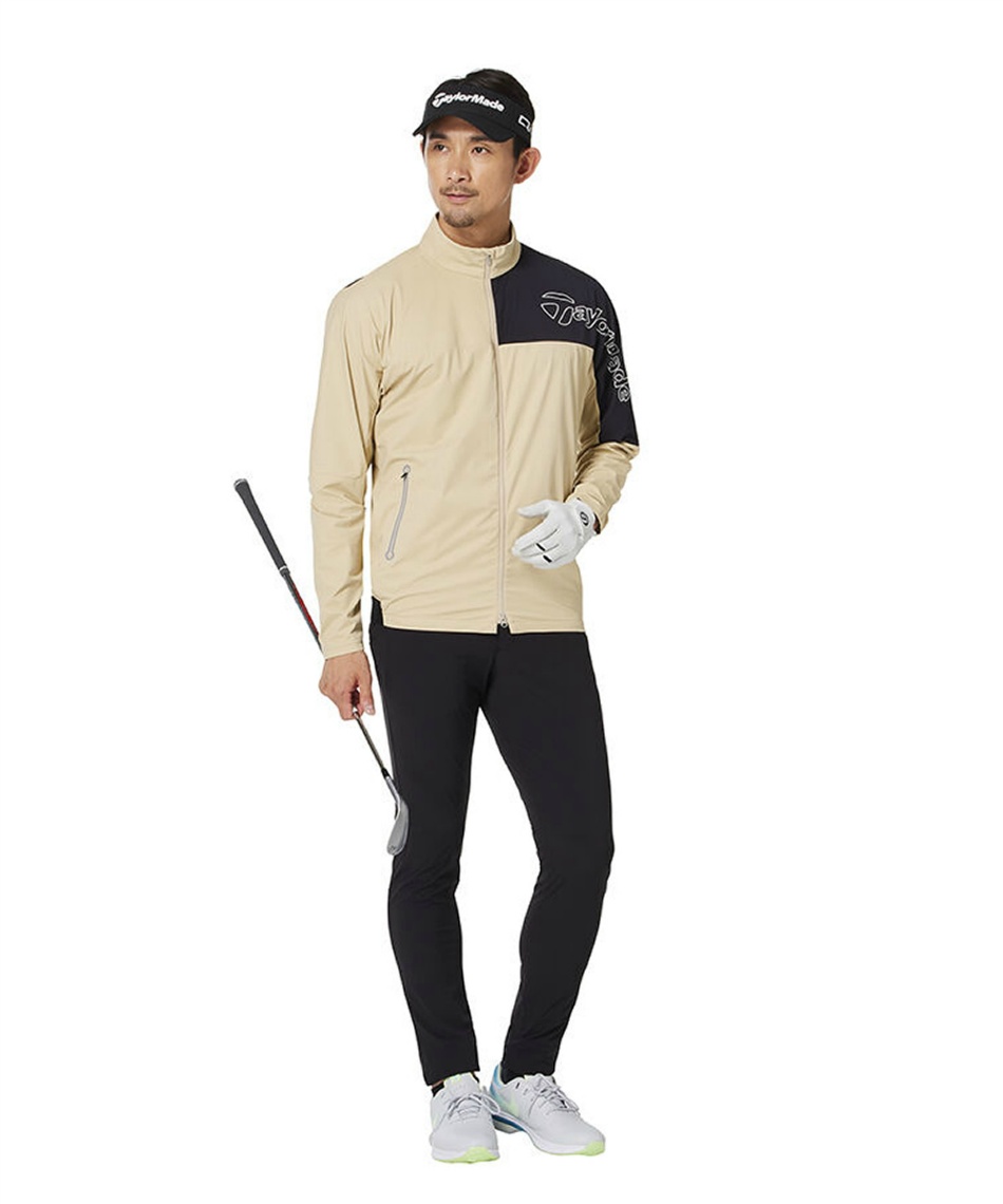 美品TaylorMade ダブルレイヤーウィンド　ジャケット　UN319 ゴルフウェア ブルゾン ダブルレイヤー ウィンド ジャケット UN319