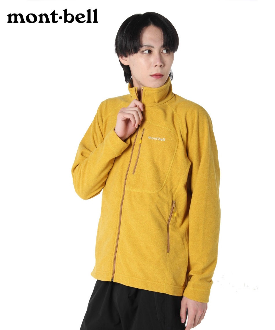 新品mont-bell(モンベル) シャミースジャケット Men's マスタード－Ｃ(MST-C) L シャミースジャケット Men's｜モンベル