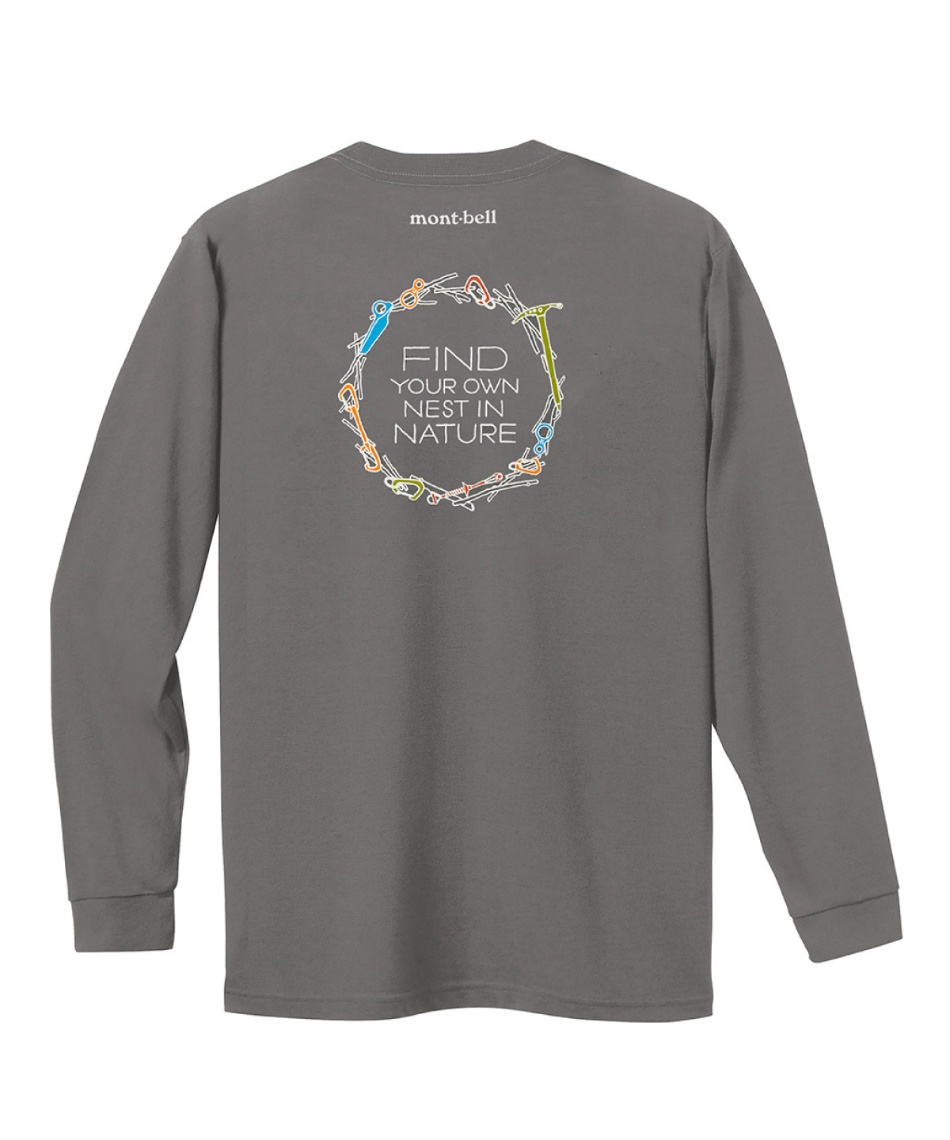 Tシャツ 長袖 WIC.ロングスリーブT ギアサークル 1114770 DGY