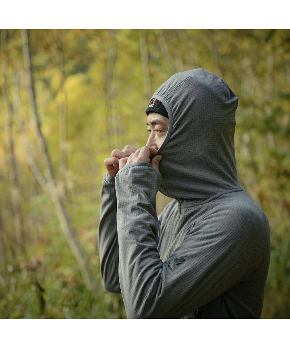 スウェットパーカー ドライ グリッド フーディ MIV02040 N4048