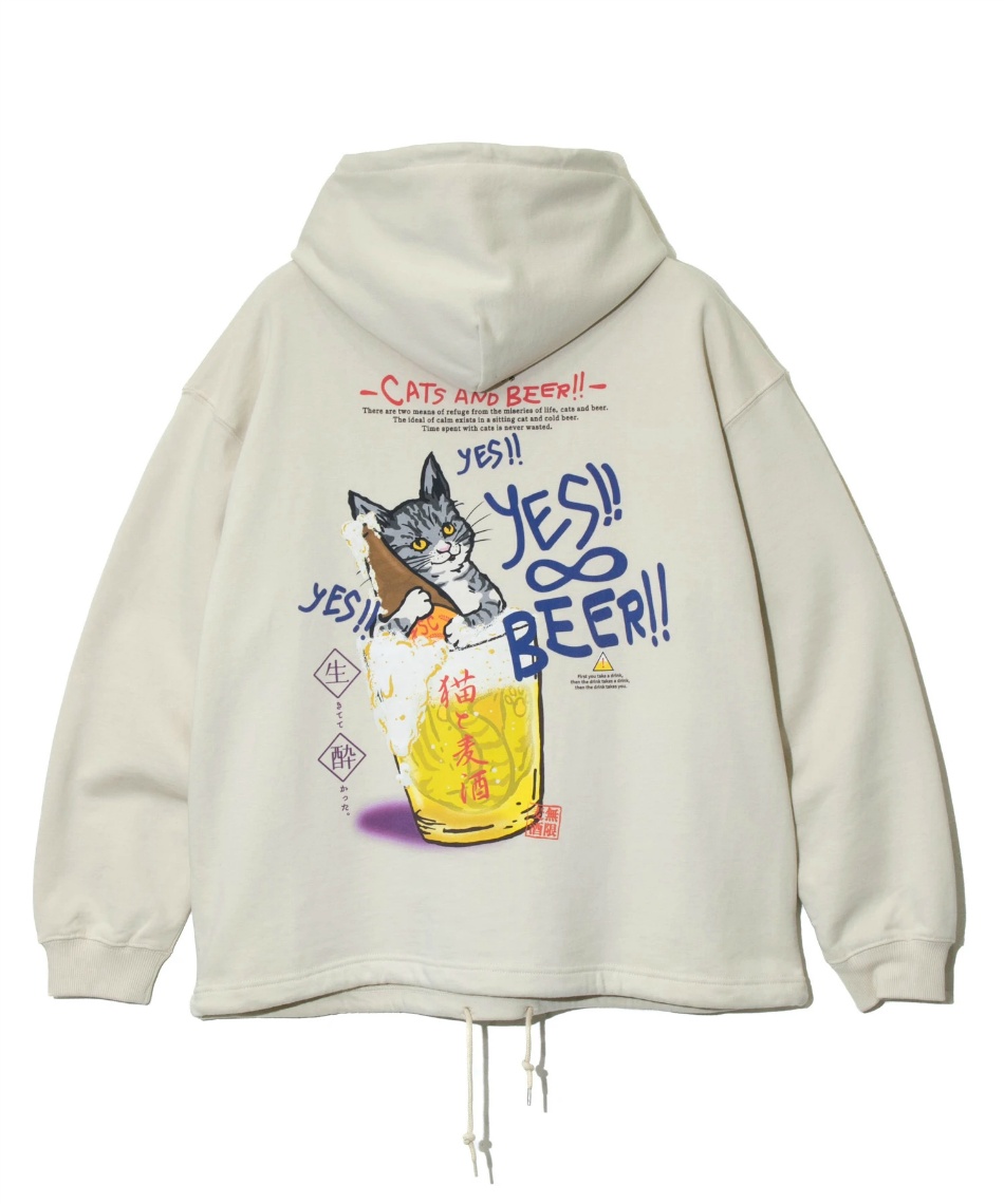 ゴースローキャラバン(Go Slow Caravan) スウェットパーカー 空紡糸裏