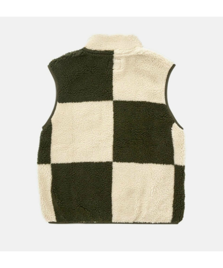グラミチ(Gramicci) フリース ベスト チェッカード シェルパベスト