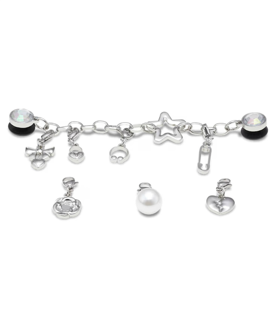 クロックス(crocs) 小物 リムーバブル パンク シルバー チャーム