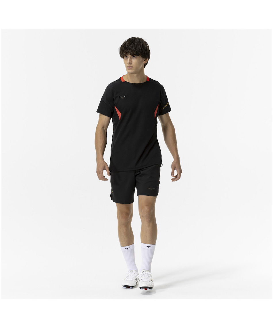 ミズノ(MIZUNO) サッカーウェア プラクティスシャツ 半袖 ON モレリア