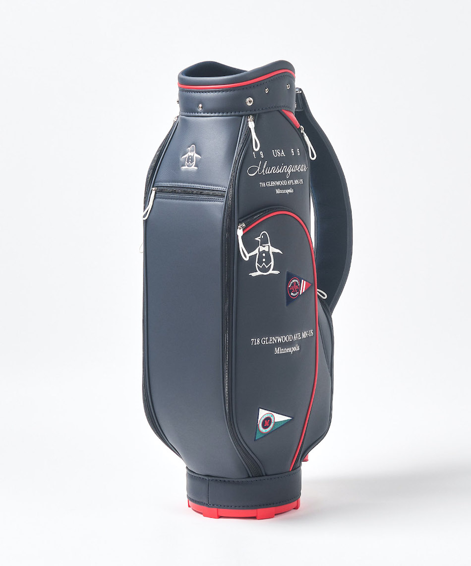 送料無料/超超超美品 絶対！お買い得 マンシング高級キャディーバッグD/NAVY US PGA TOUR キャディバッグ3074 ネイビー(生産完了商品