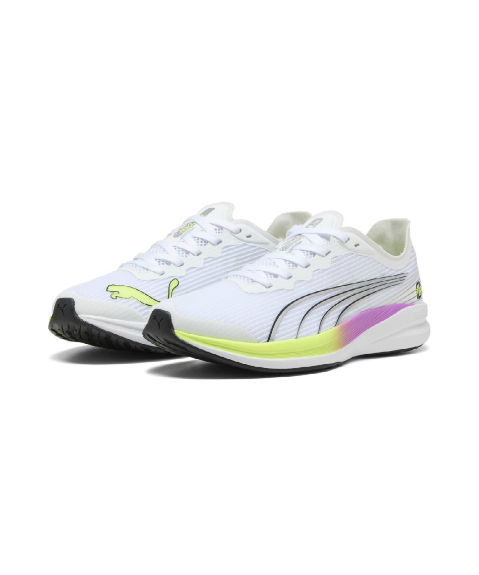 いもばたけ様　　Puma ランニングシューズ 蛍光イエロー　25.5 379442_01.jpg