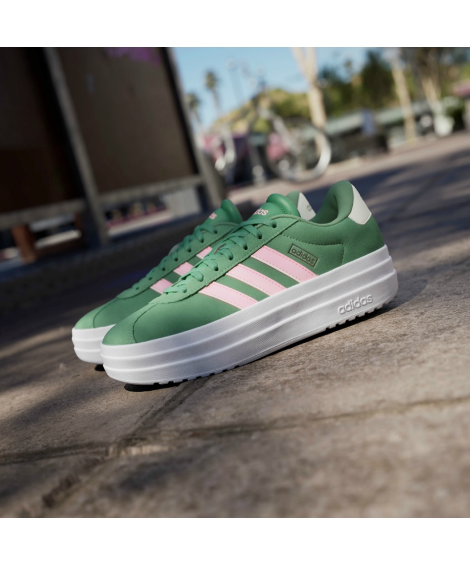 【adidas×farm】VLコート ボールド プラットフォームスニーカー VL コート ボールド / VL Court Bold / 厚底スニーカー