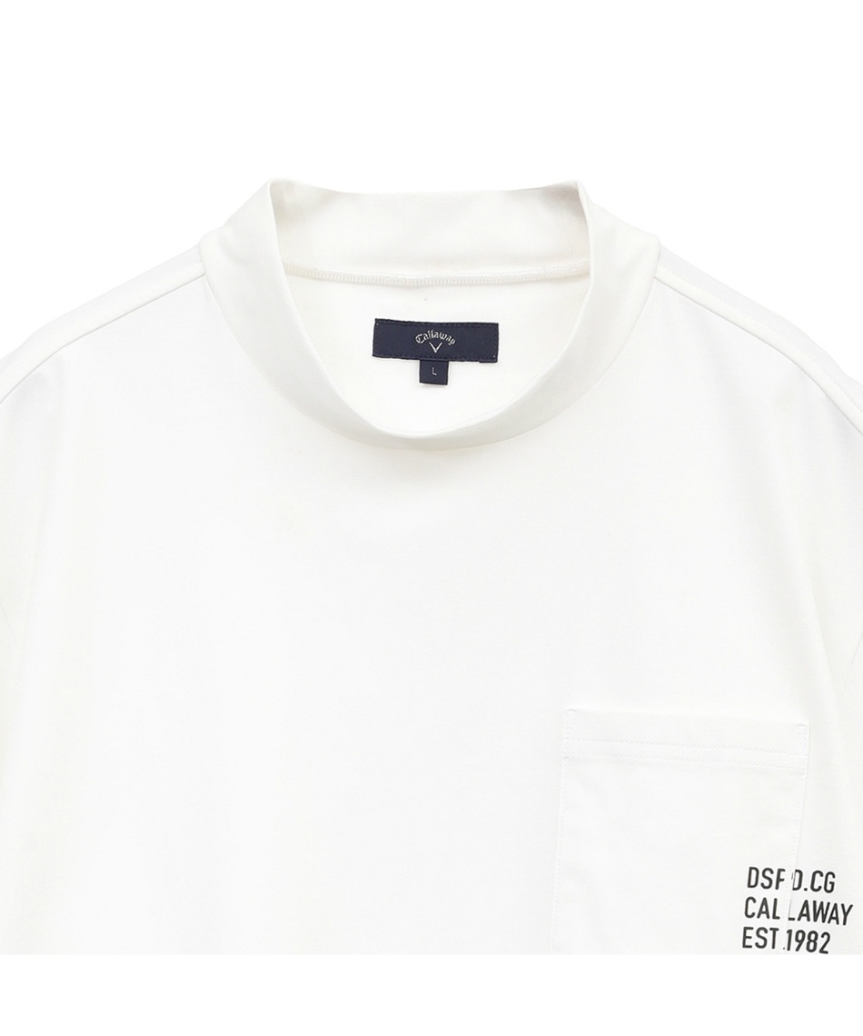 ゴルフウェア 半袖シャツ 裏クールポケット半袖モックシャツ C25134108