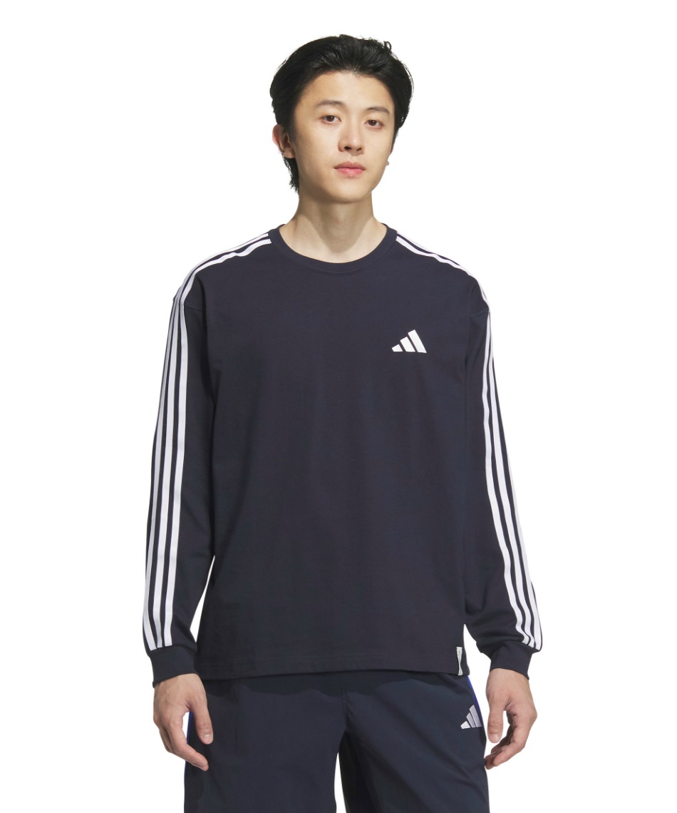 アディダス(adidas) Tシャツ 長袖 エッセンシャルズ プラス ルーズ