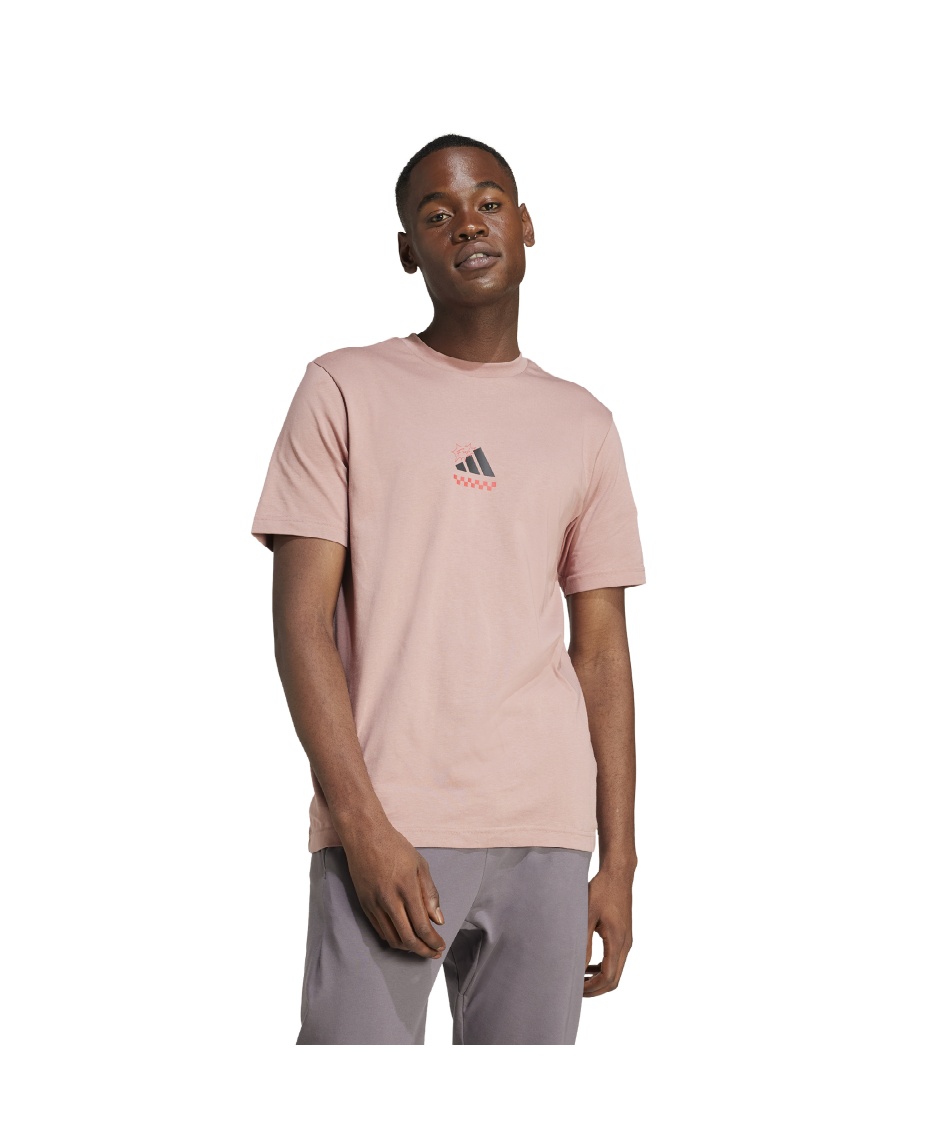 アディダス(adidas) Tシャツ 半袖 ラウンジ ピザグラフィック 半袖T