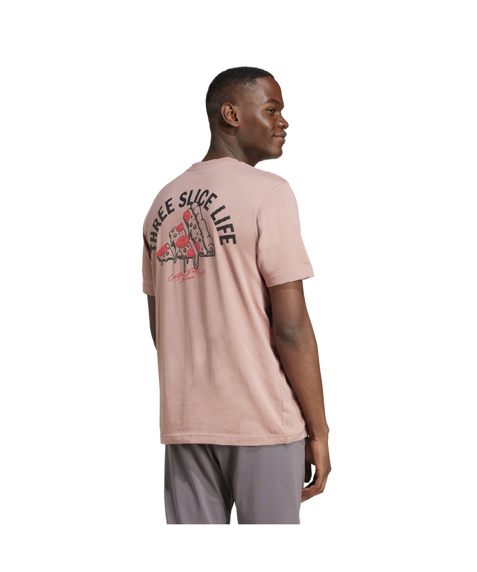 アディダス(adidas) Tシャツ 半袖 ラウンジ ピザグラフィック