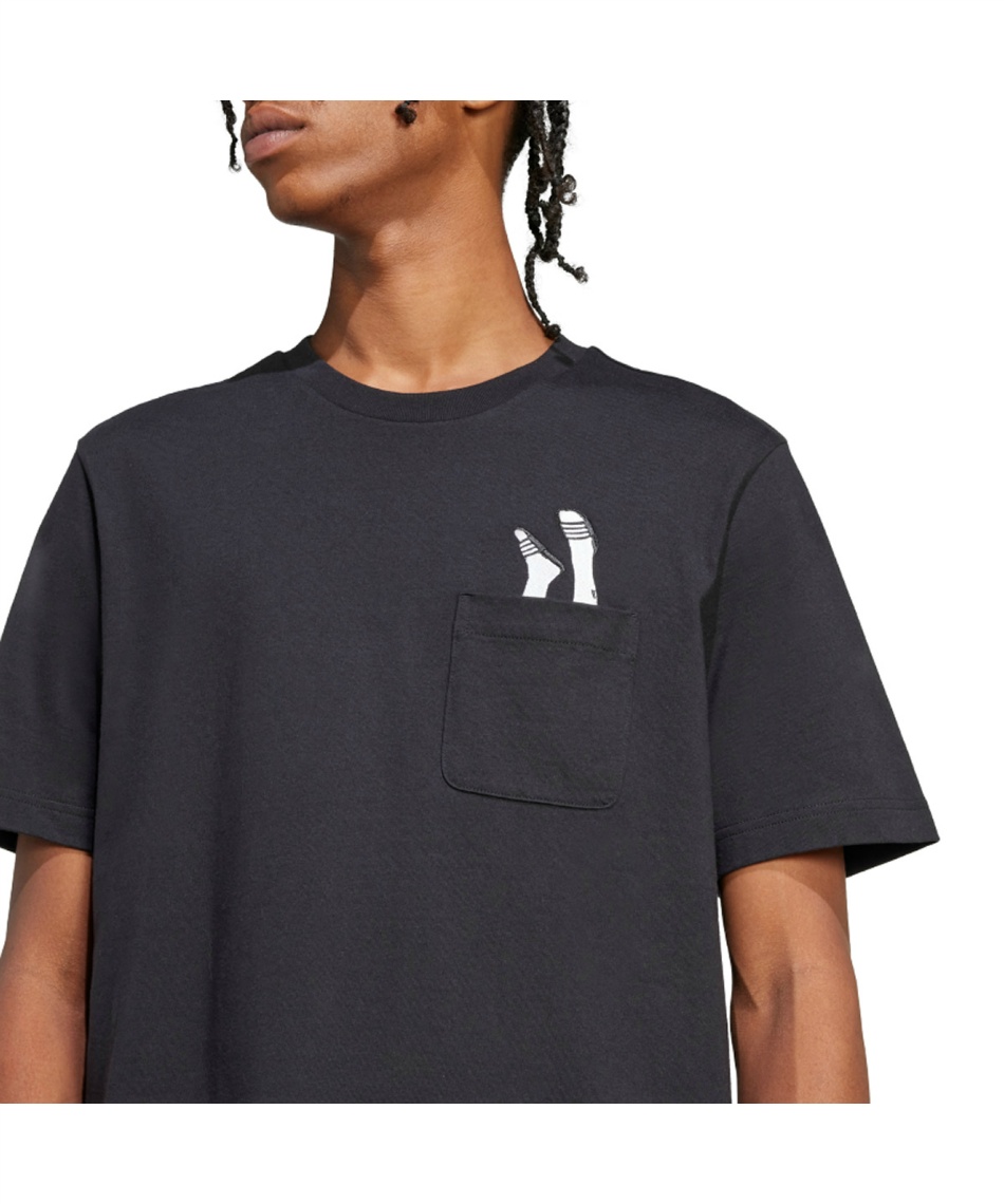 Tシャツ 半袖 ラウンジ サンダルグラフィック 半袖ポケットTシャツ