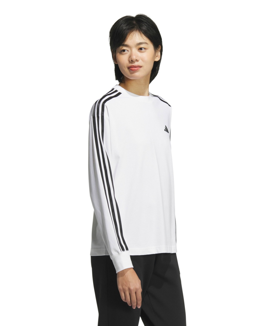 アディダス(adidas) Tシャツ 長袖 エッセンシャルズ プラス スリー