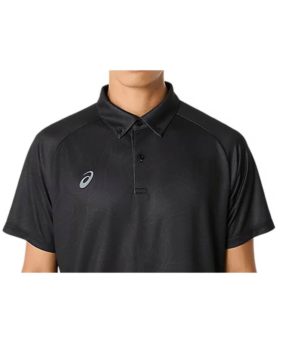 アシックス(asics) ポロシャツ 半袖 ドライグラフィックボタンダウン
