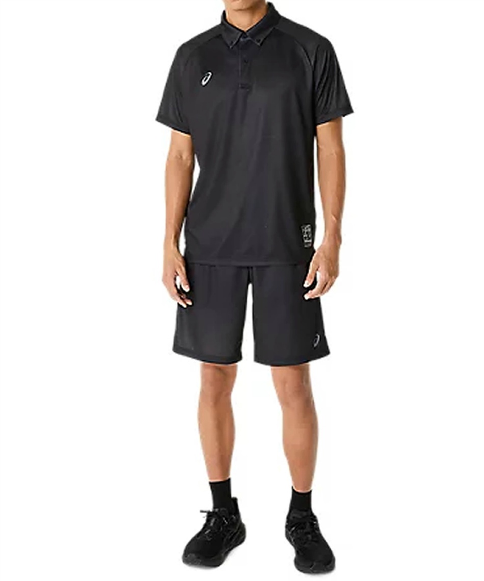 アシックス(asics) ポロシャツ 半袖 ドライグラフィックボタンダウン