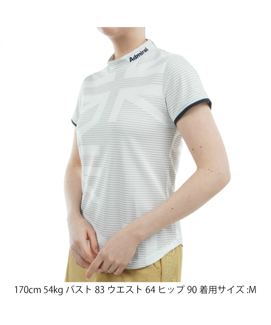 アドミラルゴルフ Admiral Golf 半袖シャツ L ユニオンジャック アドミラル(Admiral) ゴルフウェア 半袖シャツ スパッシー