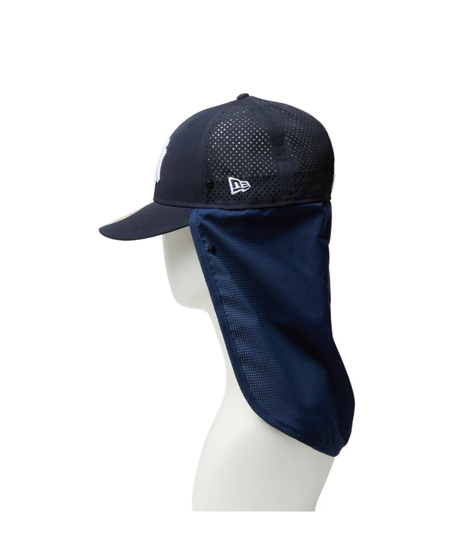 CHANEL ネイビー ストライプ キャップ CHANEL 送料無料 シャネル