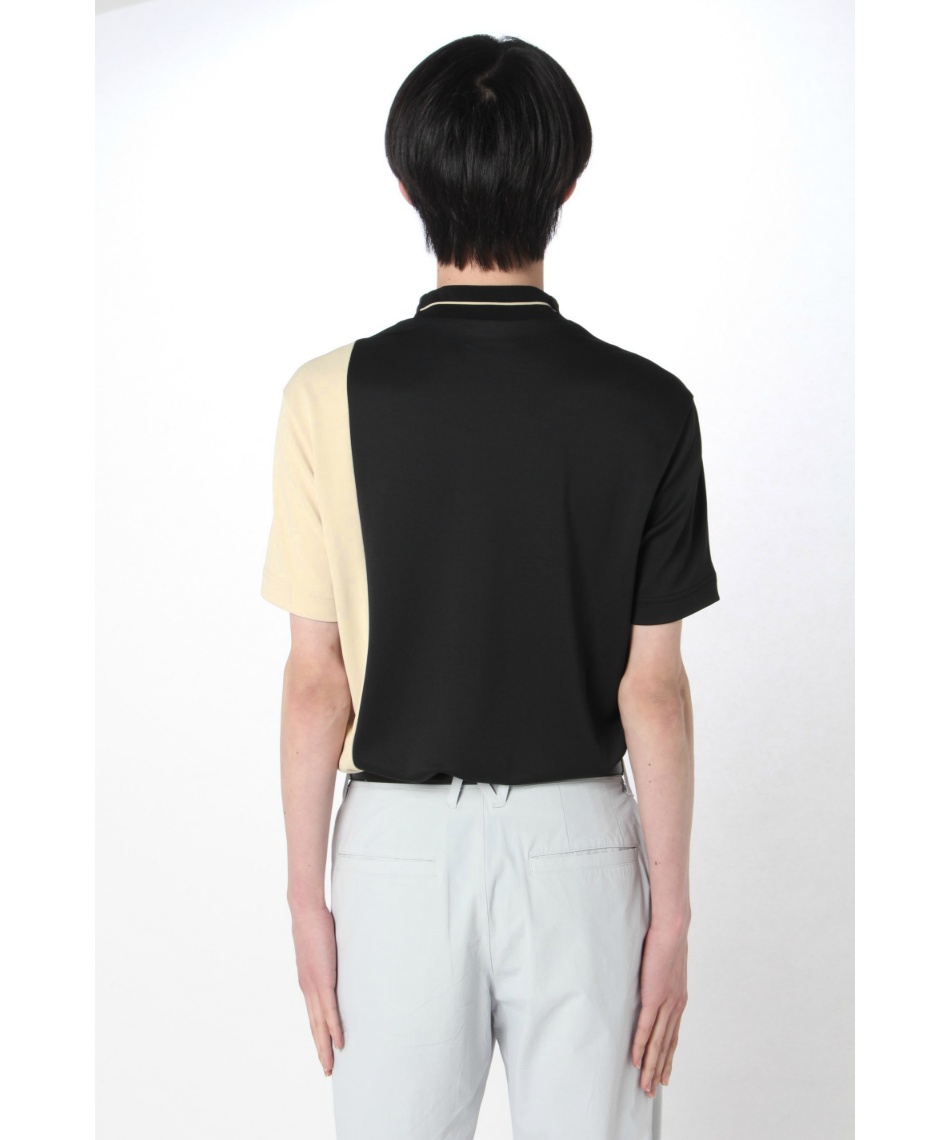 ゴルフウェア 半袖シャツマイクロピケモックネック半袖シャツ012