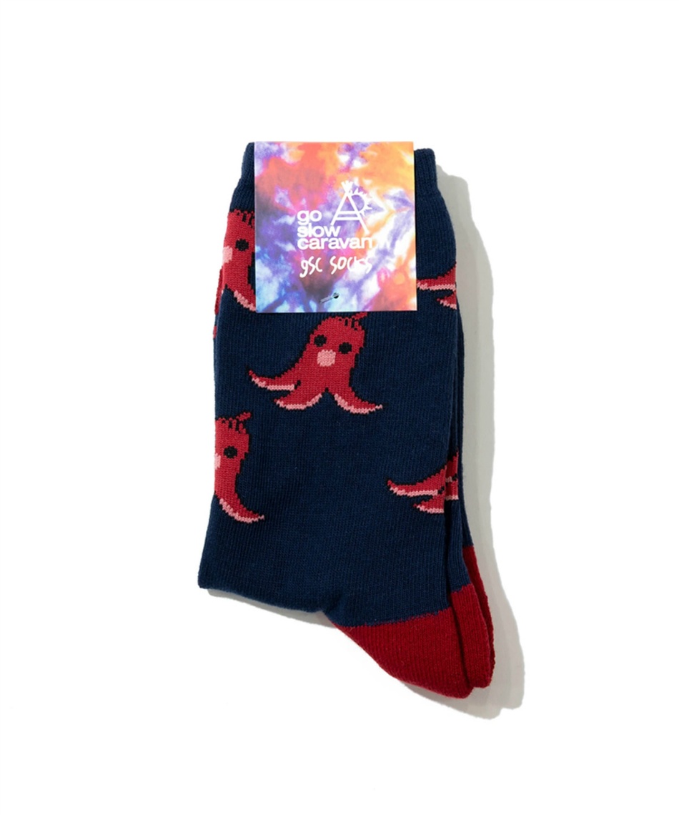 ゴースローキャラバン(Go Slow Caravan) ソックス ジャガード クルー