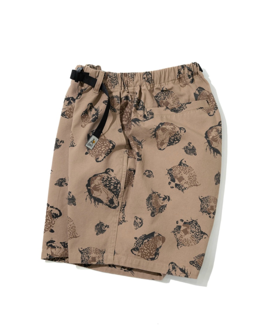 【新品】Go Slow Caravan 総柄プリントイージーショーツ 柴犬 キャンバス総柄プリントイージーショーツ (MENS)｜ファッション