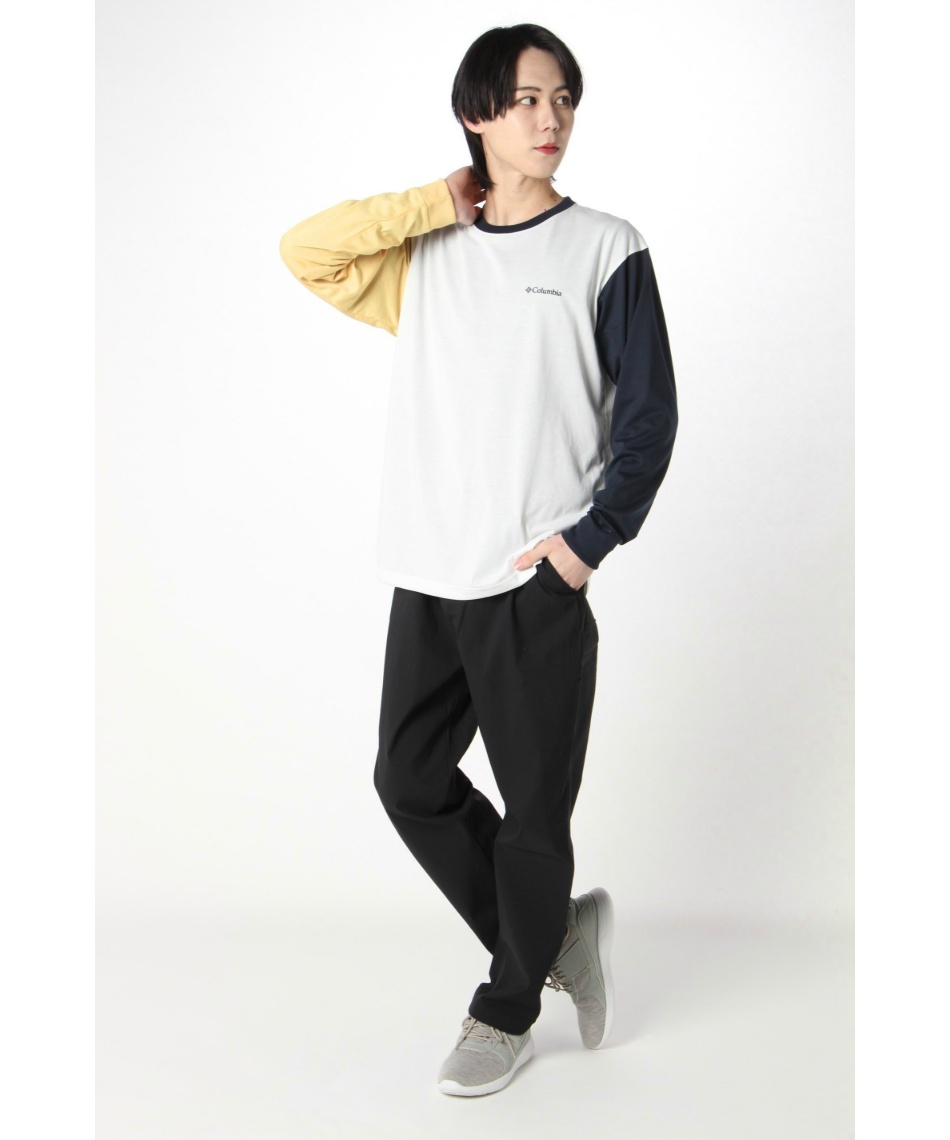 hiking patrol 長袖Tシャツ アーバンハイクグラフィックロングスリーブTシャツ(S Collegiate