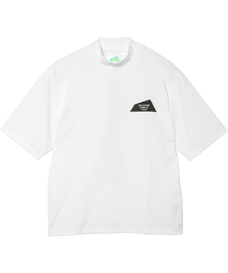 2025年春夏［サルベージパブリックコレパ］モックネック半袖Tシャツ カジュアルゴルフドットコムby PALM SPRINGSにSSALVAGE PUBLIC