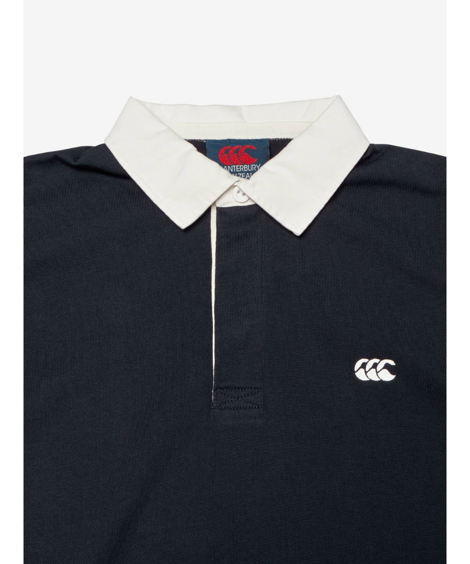カンタベリー(CANTERBURY) 半袖シャツ SS SOLID COLOR RUGBY