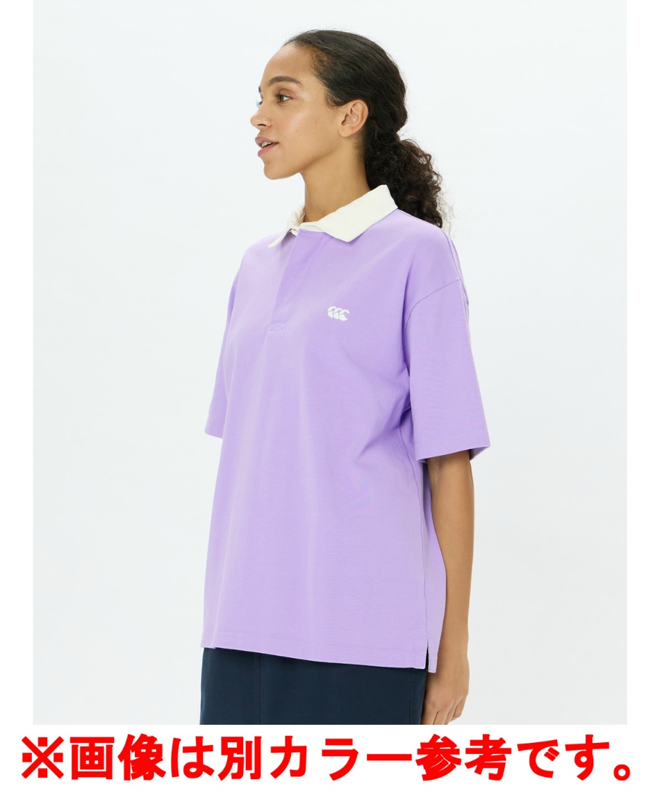 カンタベリー(CANTERBURY) 半袖シャツ SS SOLID COLOR RUGBY