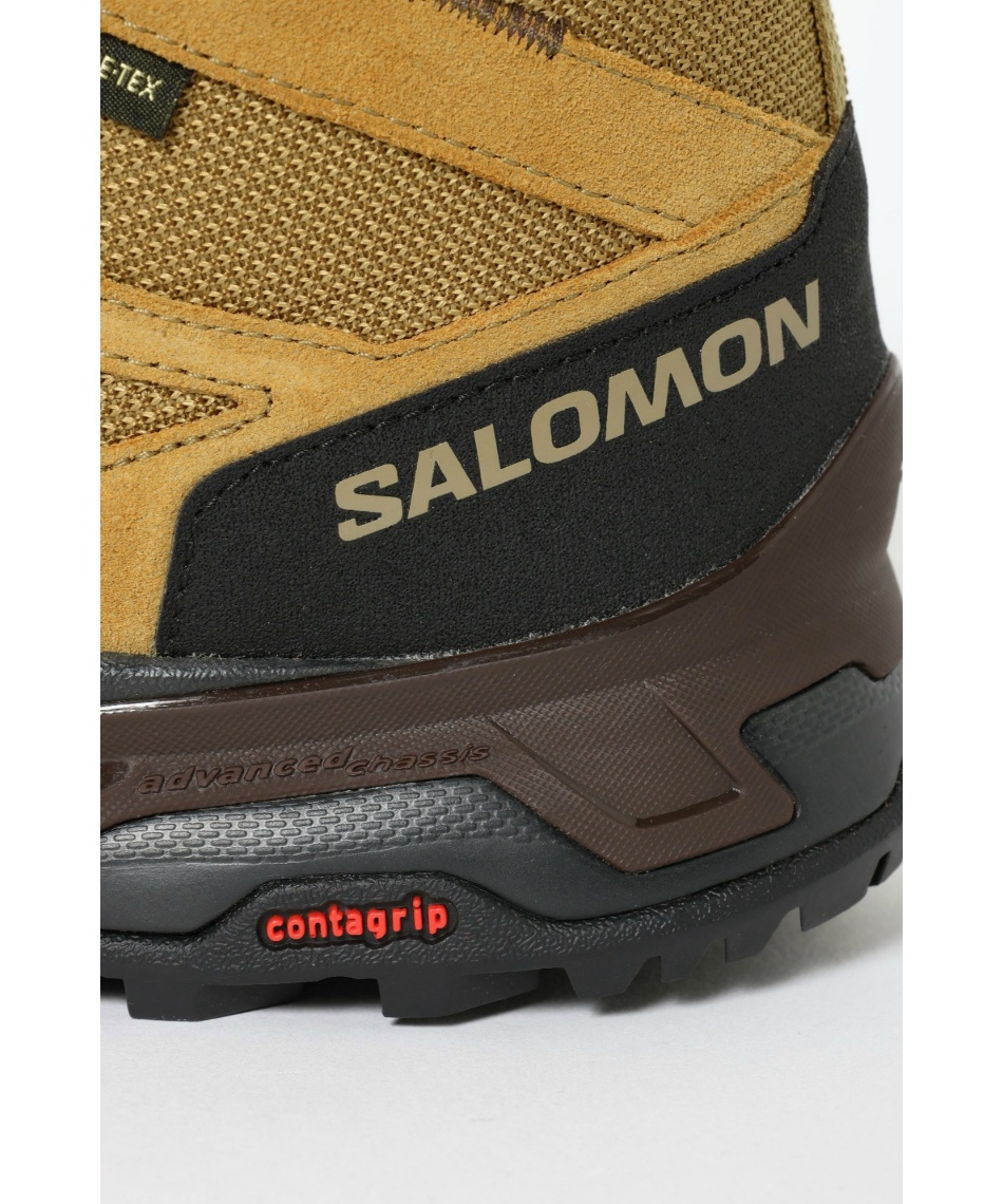 サロモン(SALOMON) トレッキングシューズ ゴアテックス ミッドカット エックスワード レザーMID GTX L47181800 【国内正規品】 3