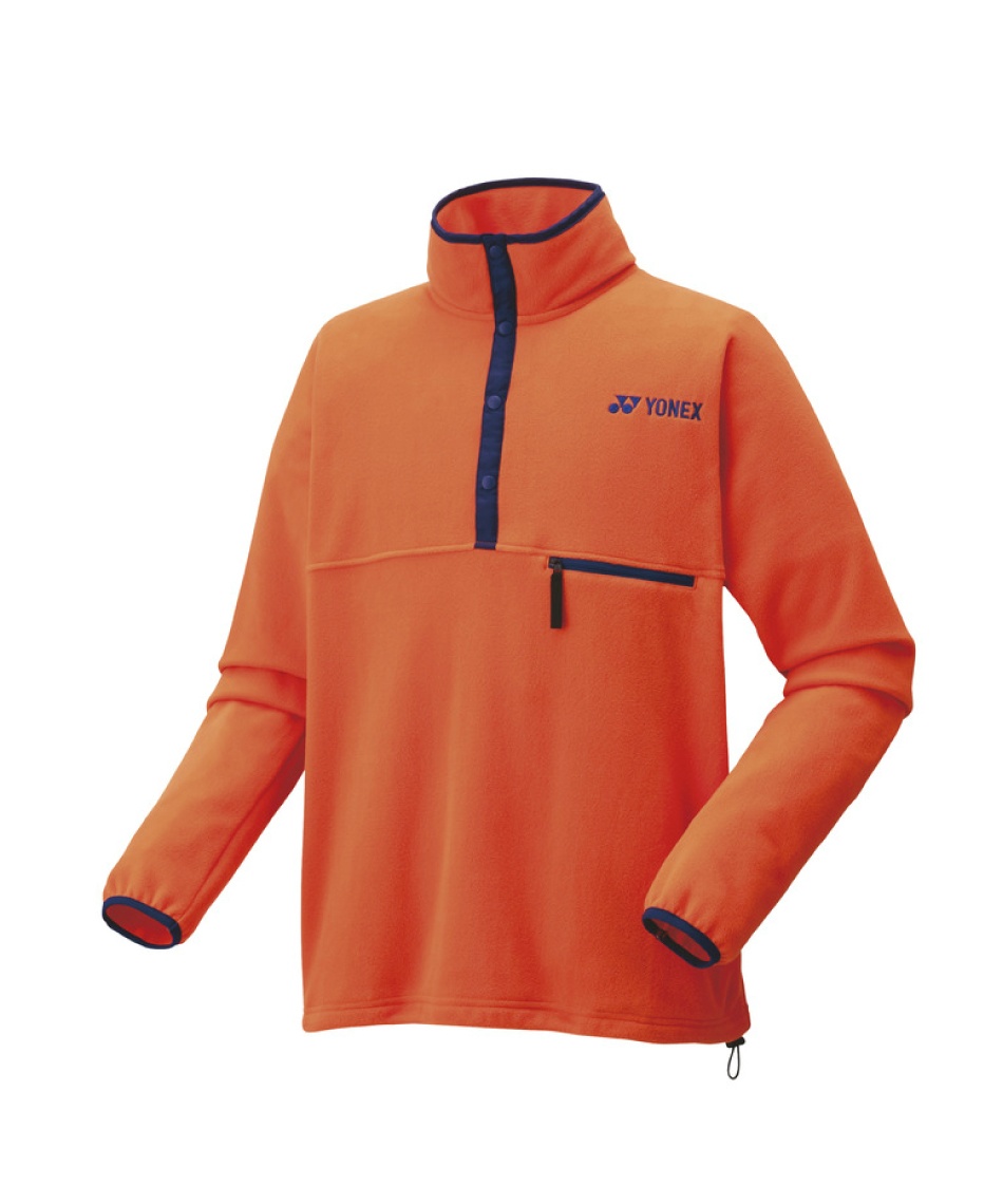 獲得ポイント125pt 【送料無料】ヨネックス(YONEX) テニスウェア バドミントンウェア 防寒ジャケット ユニフリースプルオーバー 90094 メンズ レディース 005OR M