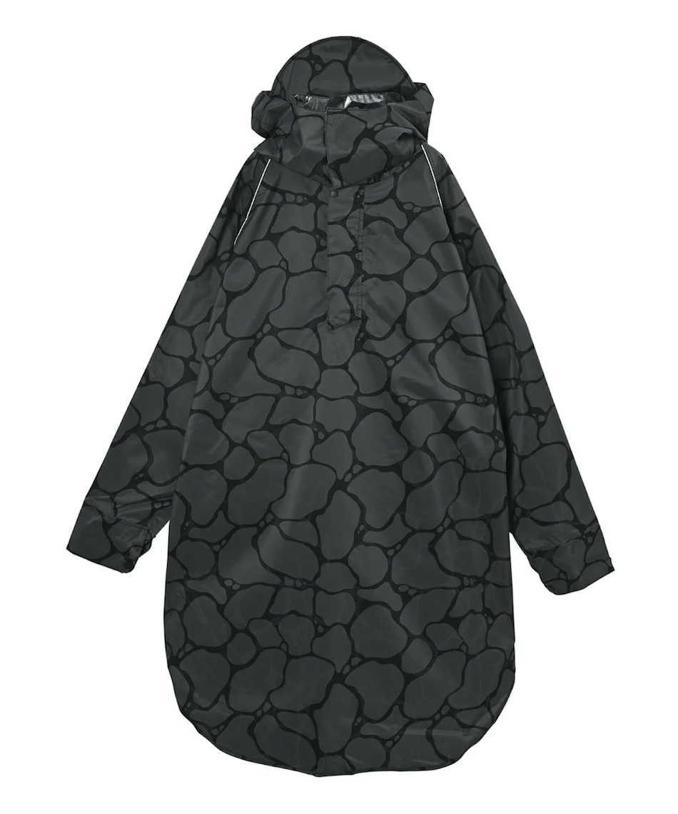 キウ(KiU) ポンチョ ビジブルバイシクルレインポンチョ K407