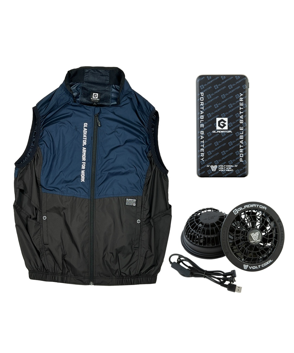グラディエーター(GLADIATOR) 空調ウェア ベスト ボルトクール+