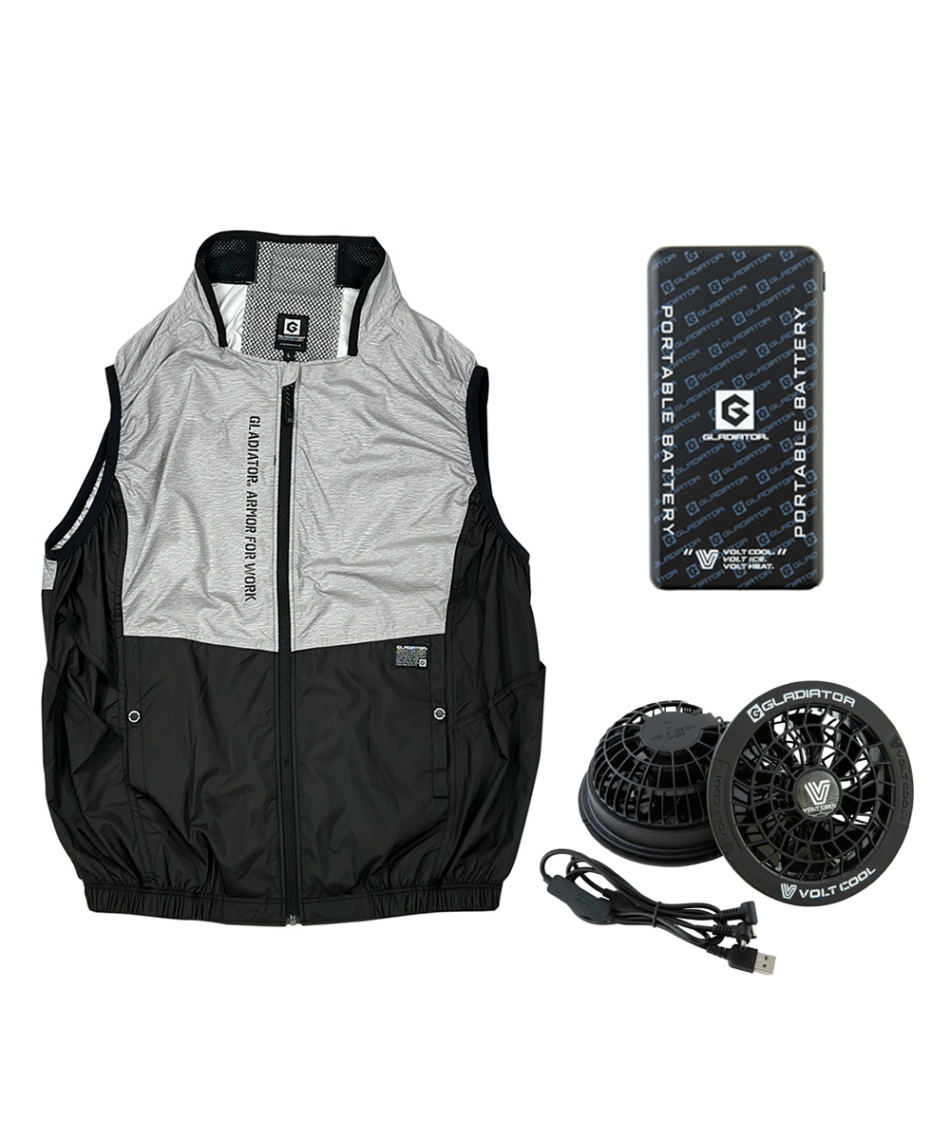 グラディエーター(GLADIATOR) 空調ウェア ベスト ボルトクール+