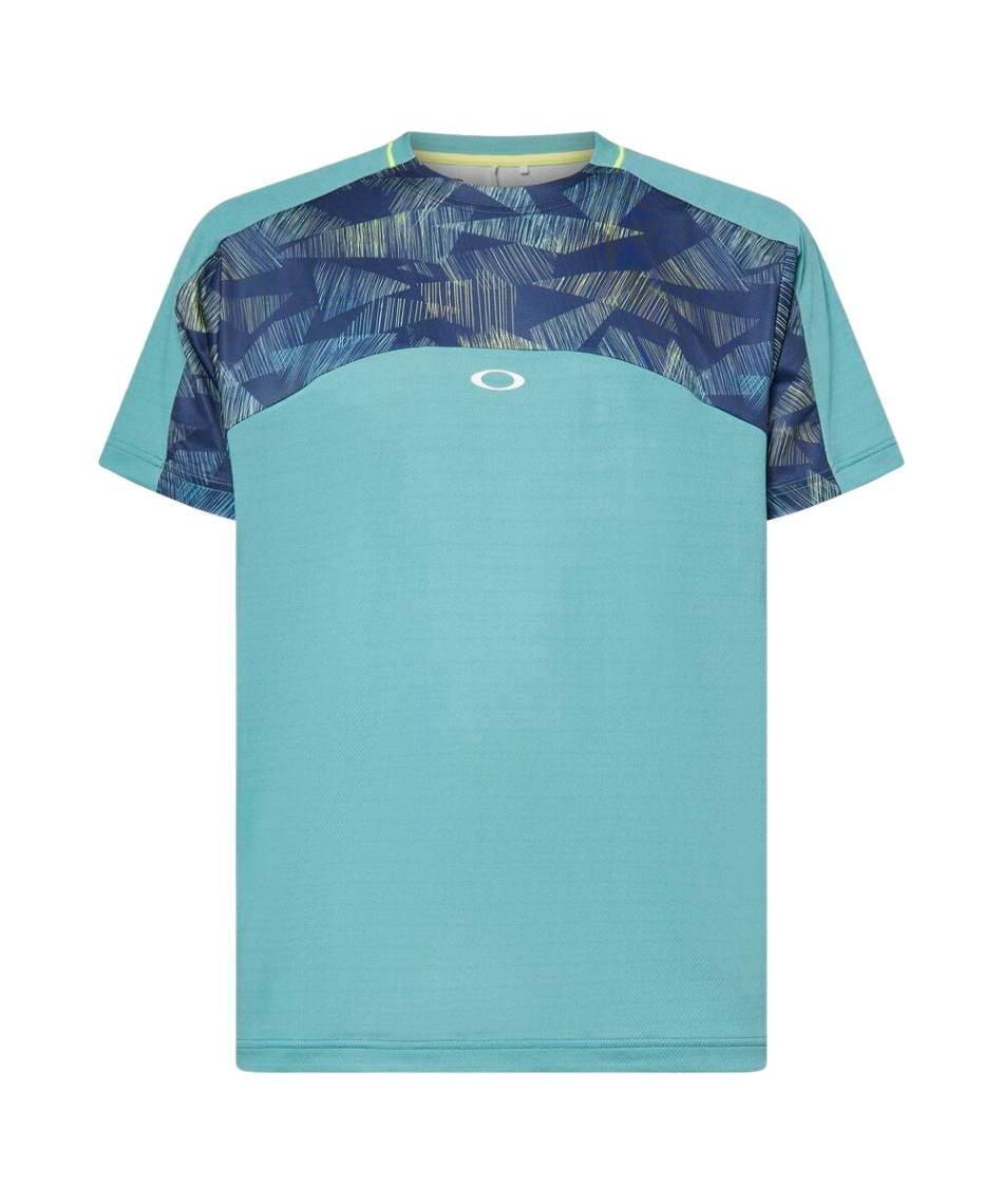 オークリー(OAKLEY) テニスウェア Tシャツ 半袖 SLANT BLOCK TEE 12.0