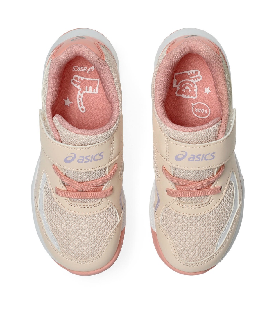 輝光　　シングル2枚　ブルー・ベージュ アシックス(asics) ジュニアスニーカー レーザービーム KG-MG 1154A213