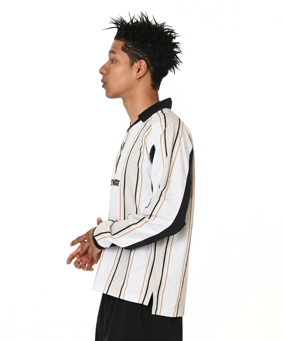 サッカーウェア プラクティスシャツ 長袖 BO グラフィック ポロシャツ