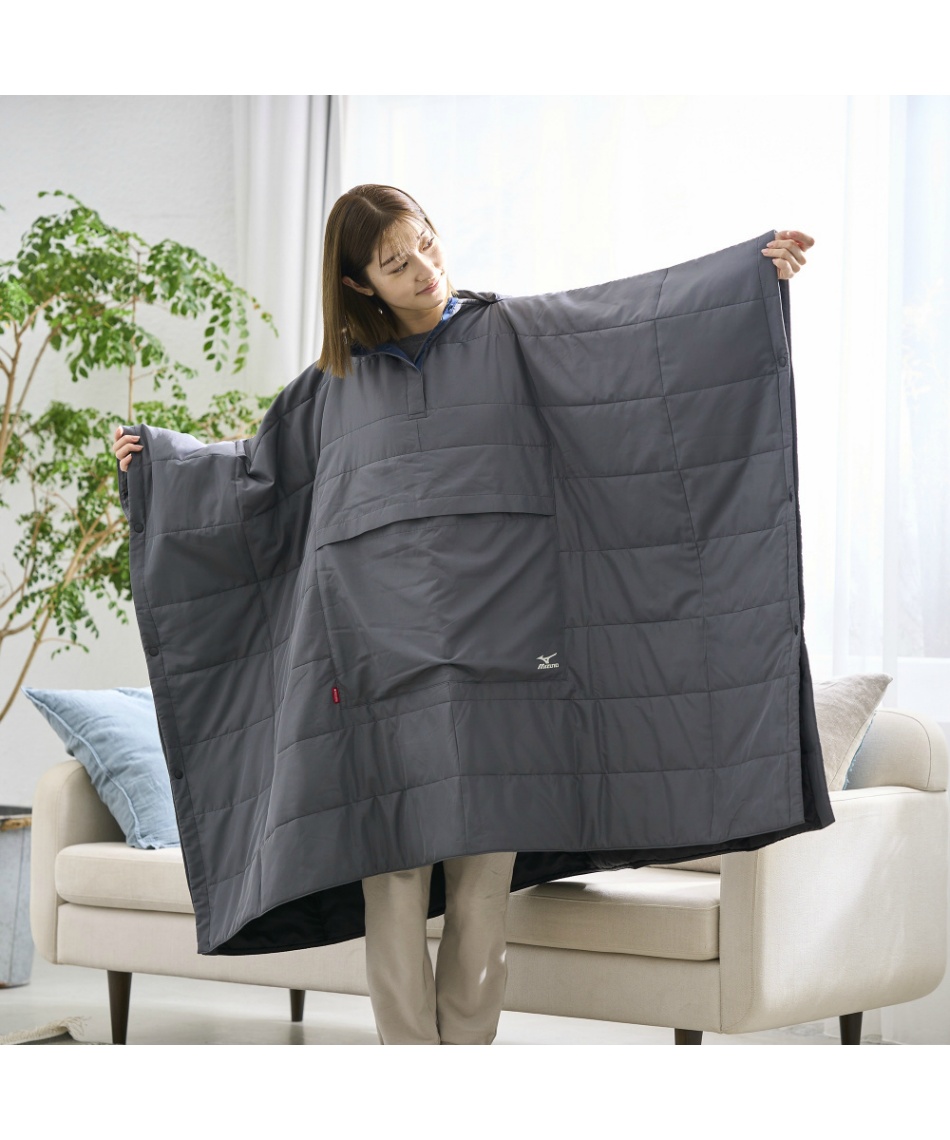 ミズノ(MIZUNO) 寝具 ブレスサーモ布団マルチウォーマー 着れるーの