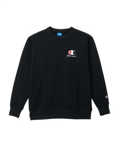 �l���|�C���g690pt 16% OFF�^SALE �`�����s�I��(Champion) �X�E�F�b�g �g���[�i�[ �N���[�l�b�N�X�E�F�b�g�V���c C3-CB012-090 �����Y 090BK L
