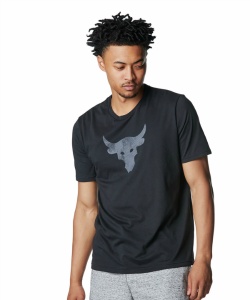 l|Cg50pt yzA_[A[}[(UNDER ARMOUR) TVc  UA PROJECT ROCK GRAPHIC SHORT SLEEVE T-SHIRT 1383191-005 Y 005 MD