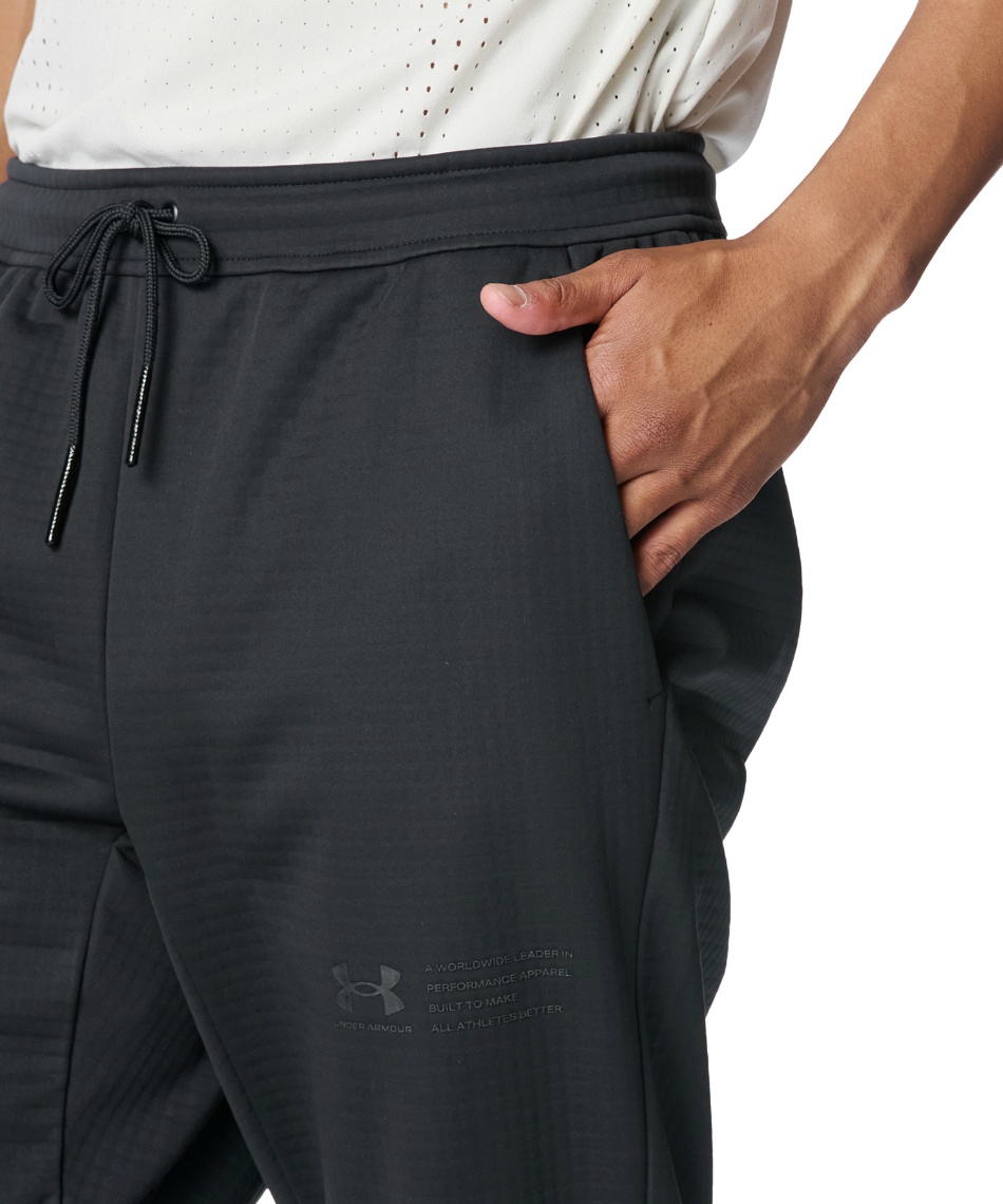 アンダーアーマー UNDER ARMOUR UA WINTER KNIT 3 LAYER PANTS メンズ ロングパンツ 長ズボン 軽量 撥水 保温 通気性 防風 トレーニング ウォームアップ 運動 雨  6007395 ウインドブレーカー パンツ UA WINTER KNIT 3 LAYER PANTS 6007395-001