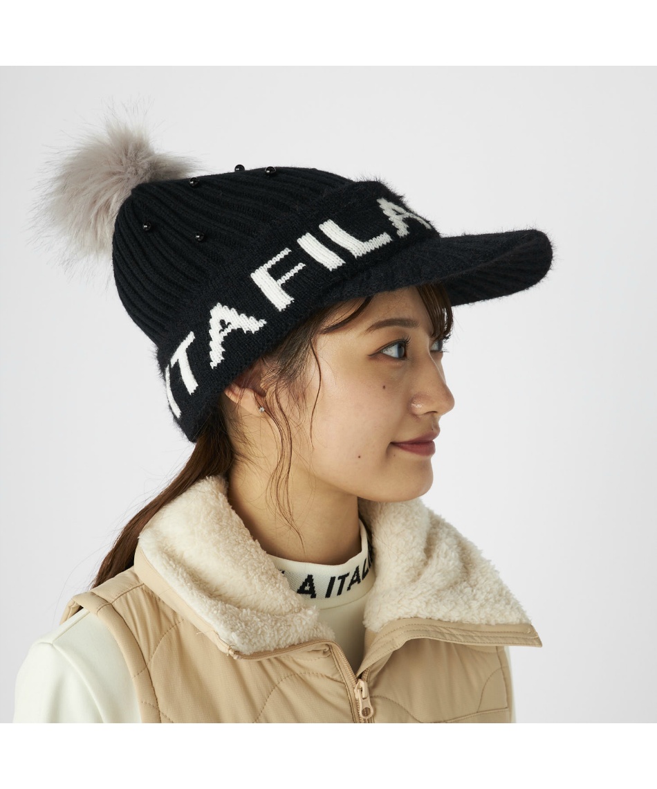 フィラ(FILA) ゴルフ ニット帽 ツバ付きニットキャップ 795-909 【2025