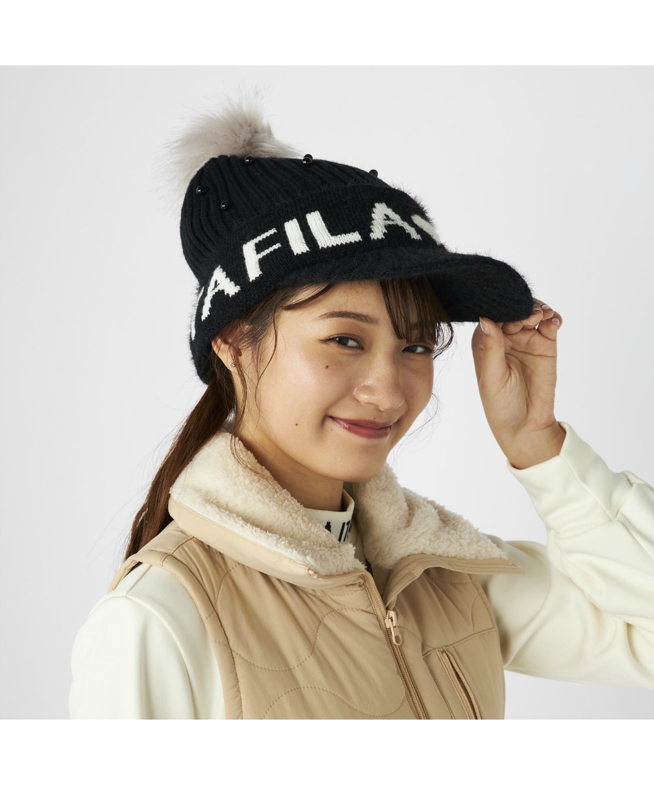 フィラ(FILA) ゴルフ ニット帽 ツバ付きニットキャップ 795-909 【2025