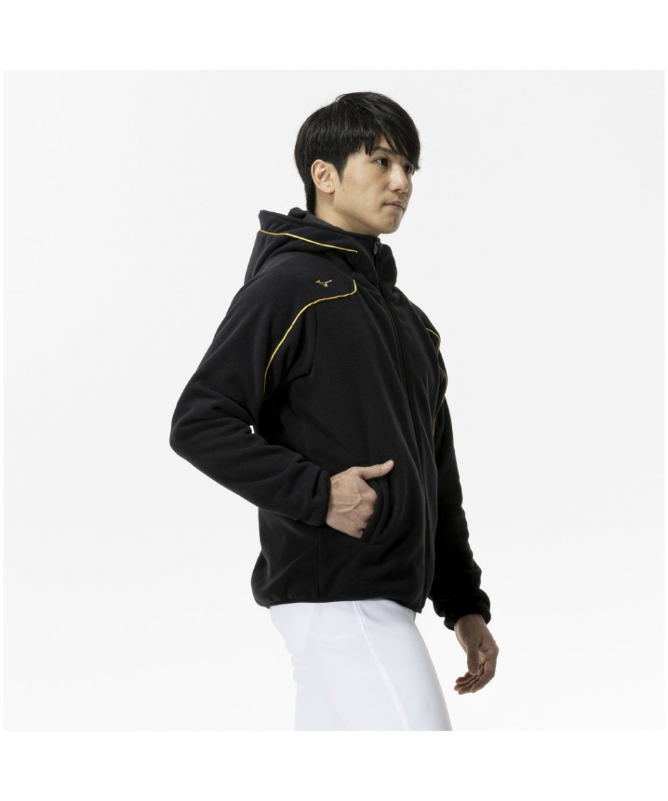 ミズノ(MIZUNO) 野球 フリース パーカー フリースフーディ 厚手