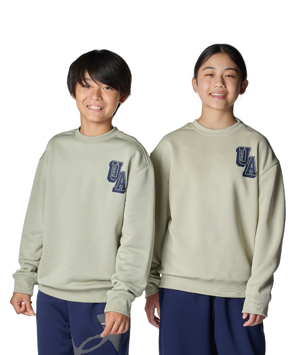 スウェットトレーナー UAテック テリー オーバーサイズド カレッジ